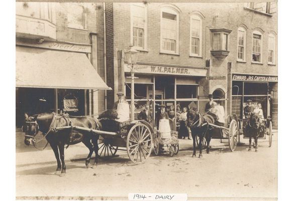 The Crowborough Shop Circa 1914 when it was a local dairy